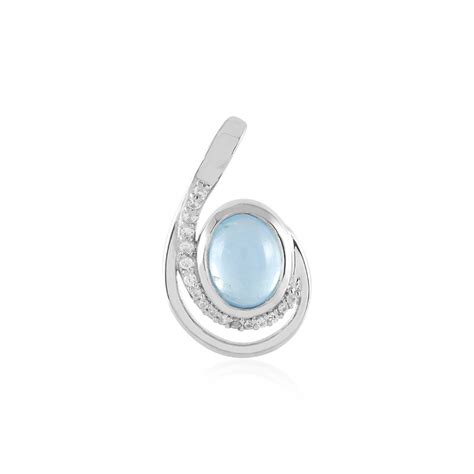 Ofiki Aquamarin Silberanhänger 4548GS Juwelo Schmuck