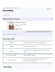 Accounting Flashcards Quizlet Pdf Social Science Economics Finance
