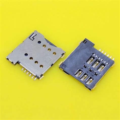 Cltgxdd Ka 179 Real High Quality 6pin Push Micro Sim Card Socket Holder Slot Replacement