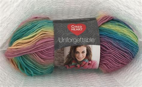 Red Heart Unforgettable Yarn Candied Acrylic 3 5 Ounces 270 Yards One New Skein Ebay