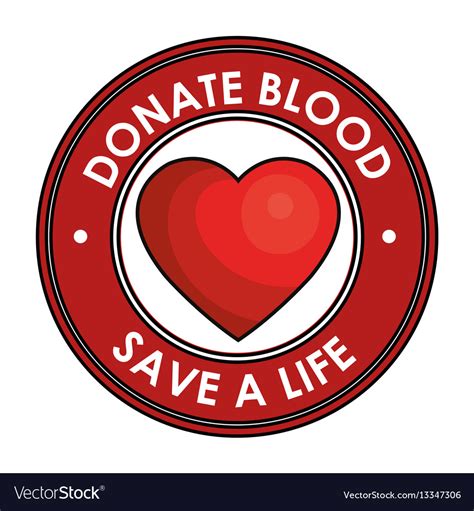 Donate Blood Save A Life Royalty Free Vector Image