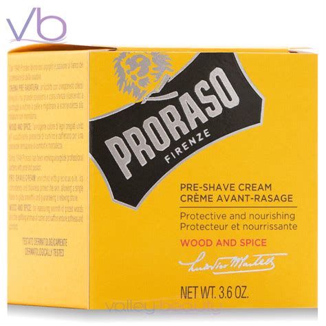 PRORASO Single Blade Pre Shave Cream Azur Lime Wood Spice Cypress