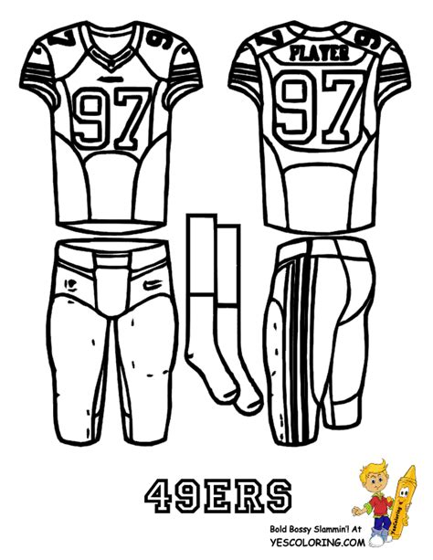 49ers Logos Coloring Pages Coloring Pages