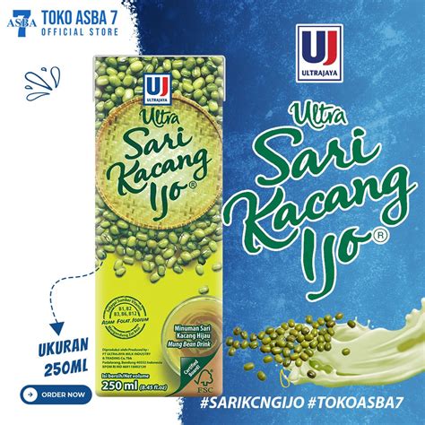 Ultra Sari Kacang Ijo Ml Asba Jaya Berkah