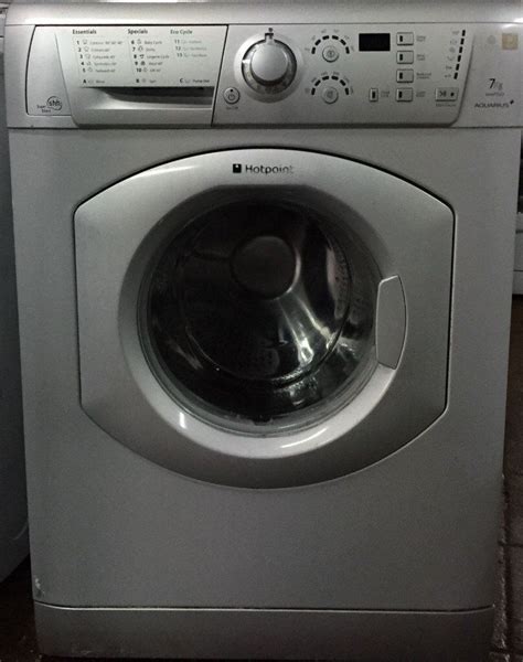 Hotpoint Wmf760 7kg 1600spin Silver Lcd A Rated Washing Machine 1 Year Guarantee Free Fitting