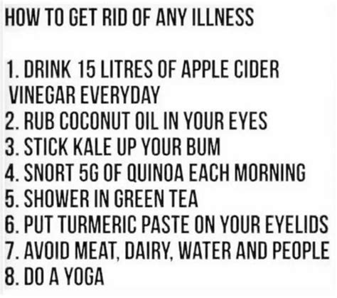 A Poster With The Instructions For How To Get Rid Of An Apple Cider Vinegar