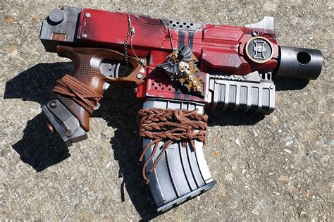 Warhammer 40k Bolt Pistol For Larpcosplay Etsy Uk