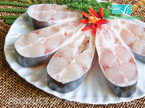 Aquatex Bentre Frozen Pangasius Hypophthalmus Headless Gutted Steak