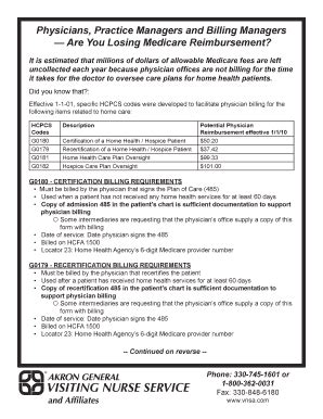 Fillable Online Physicians Practice Managers And Billing Managers Fax