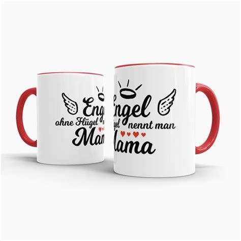 Tasse Engel ohne Flügel nennt man Mama TASSENDRUCK 11 95