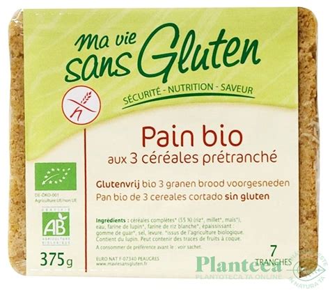 Paine 3cereale Fara Gluten Feliata Eco 375g Ma Vie Sans Gluten Pret