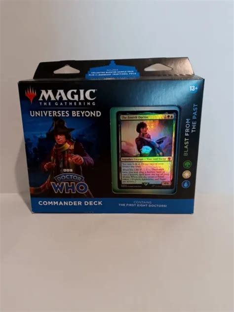 MTG MAGIC THE Gathering Doctor Who Commander Deck Blast From The Past ...