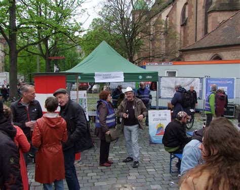 Infostand Zum Frankenschnellweg Ausbau Im Rahmen Des Gostenhofer