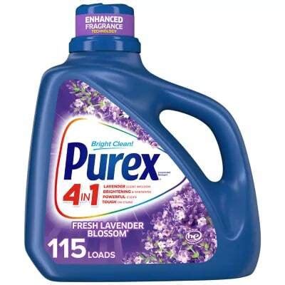 Purex With Crystals Fragrance Lavender Blossom Liquid Laundry Detergent