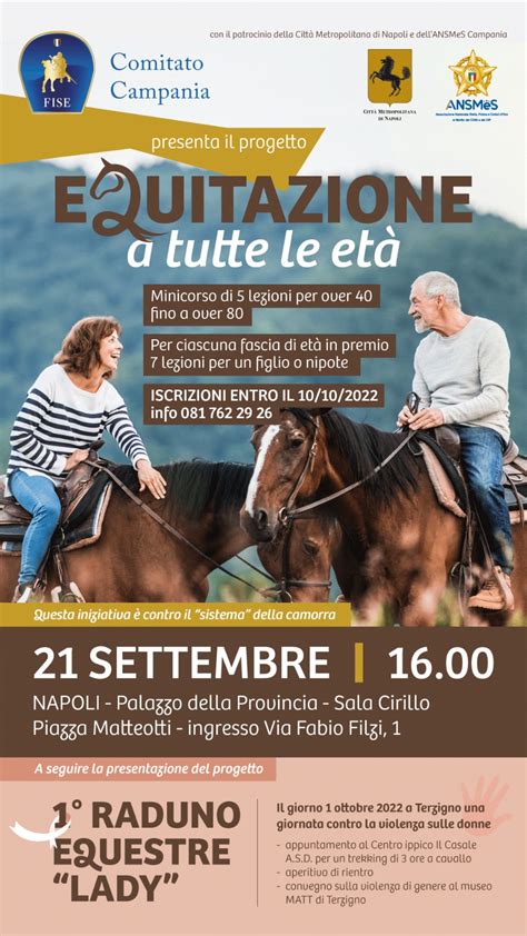 Fise Campania presenta il progetto Equitazione a tutte le età