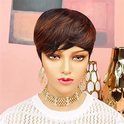 Amazon Pangdonglai Pixie Cut Wigs For Black Women Short Pixie