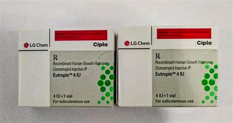 Eutropin Iu Recombinant Human Growth Hormone Somatropin Inj Ip