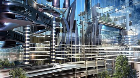 Futuristic Buildings Wallpapers - Top Free Futuristic Buildings ...