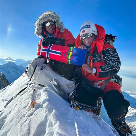 Kristin Harila Y Lama Sherpa Suben El Manaslu Y Se Plantean Los Catorce