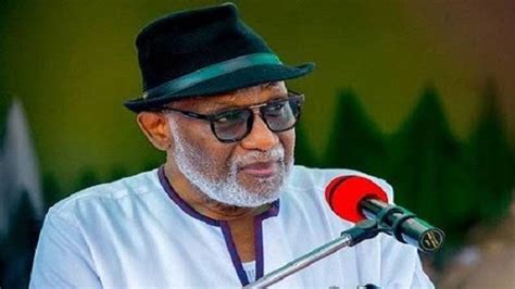 Ondo State Governor Akeredolu Dead Governor Rotimi Akeredolu Passed