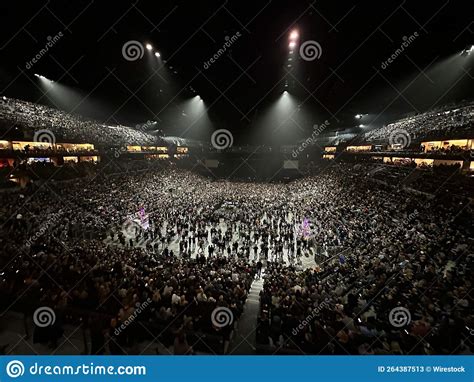 Large Crowd in a Big Stadium during an Event in Cologne, Germany ...