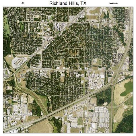 Aerial Photography Map of Richland Hills, TX Texas