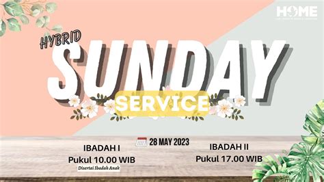 IBADAH ONLINE GBI HOME PAMULANG 28 MEI 2023 YouTube