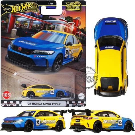 Jual HOT WHEELS 24 HONDA CIVIC TYPE R PREMIUM BOULEVARD W Shopee Indonesia