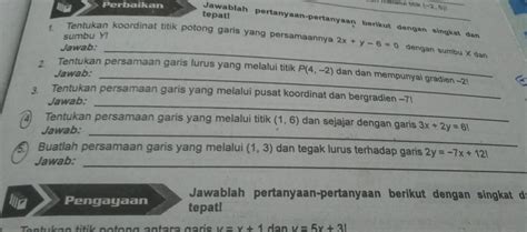 Tolong Dong Kaks No Dan Besok Di Kumpulkan Soalnya Jangan Lupa Pake