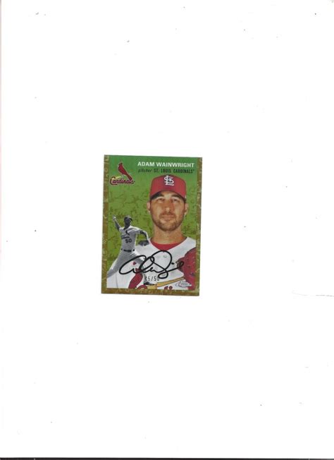 Topps Chrome Platinum Adam Wainwright Ebay