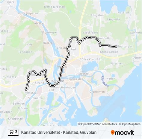 Rutt Tidtabeller H Llplatser Kartor Karlstad Gruvplan Uppdaterat