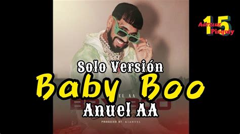 Anuel AA BBY BOO Solo Versión Audio YouTube