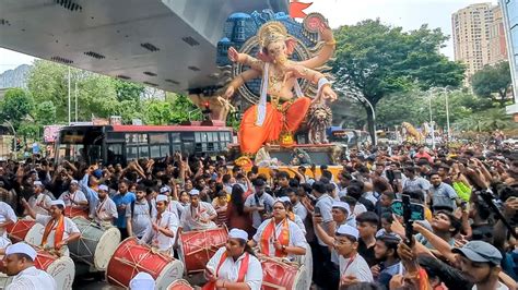 Fort Cha Raja Aagman 2023 Parle Swar Dhol Tasha Pathak Mumbai