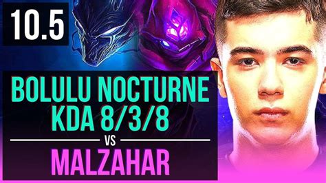 Bolulu Nocturne Vs Malzahar Mid Early Solo Kills Kda Euw