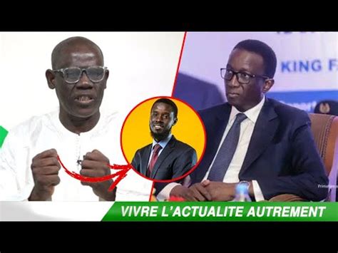 Recours de Amadou Ba contre Diomaye Faye Les précisions de Birame