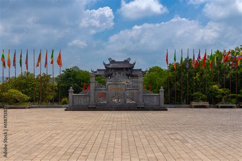 Bai Dinh Buddhist Temple In Ning Binh Vietnam Filled With Architectural