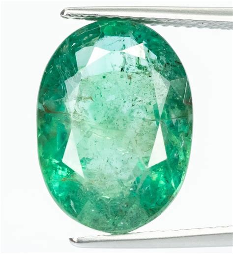 No Reserve Intense Green Zambian Emerald Ct Catawiki