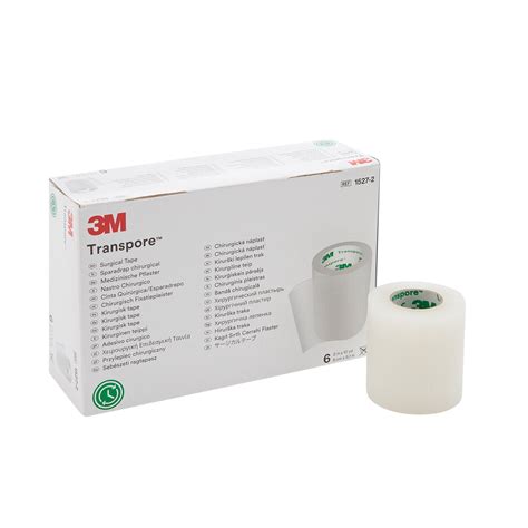 3M Transpore Surgical Tape Non Sterile Transparent 2 In X 10 Yds 6