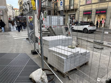 Milano Centro Storico Sistemazione Di Via Della Palla Primi Di