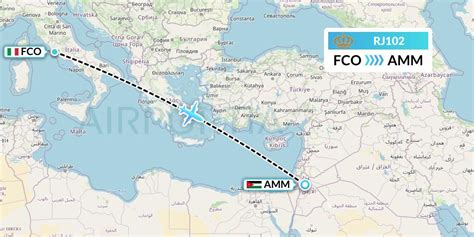 Rj Flight Status Royal Jordanian Rome To Amman Rja