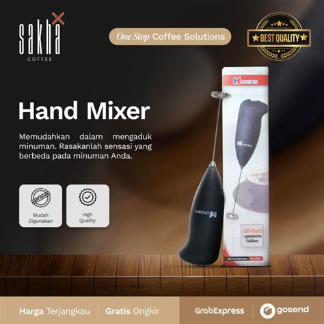 Jual Hand Mixer Susu Milk Frother Electric Foamer Kopi Pengaduk Coffe