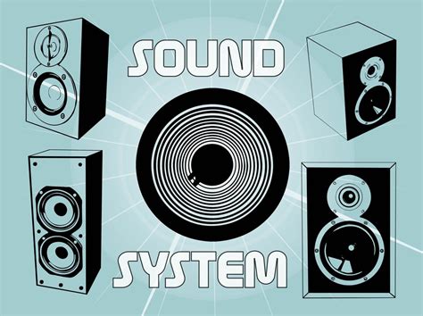 Sound System Vector Art And Graphics