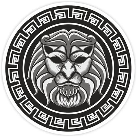 Sticker Emblem Of The Lion Of Nemea