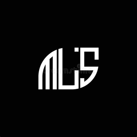 MLS Letter Logo Design on Black Background. MLS Creative Initials ...