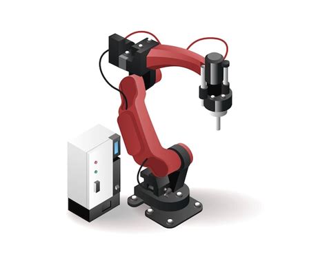 Bras Robotique D Usine D Outils De Technologie Avec Illustration