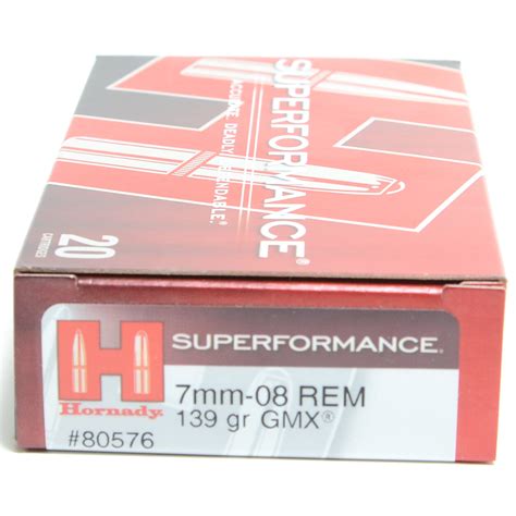 Hornady Mm Rem Grain Gmx Superformance Ammunition Rounds