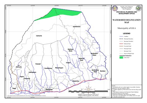 Watershed Delineation – PPDO BOHOL