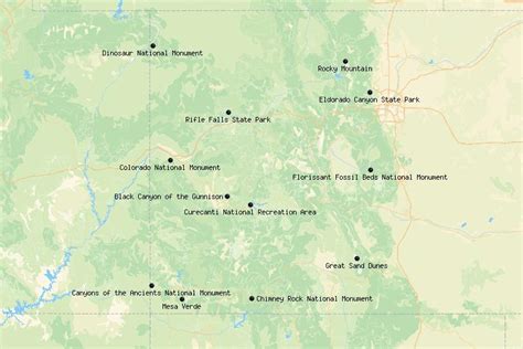 National Parks Colorado Map - New Jersey Map