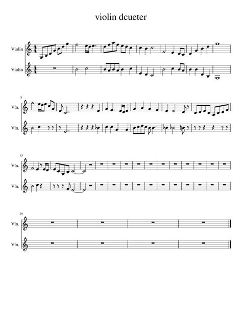 Violin Duet 2 Final Sheet Music For Violin String Duet Download And Print In Pdf Or Midi