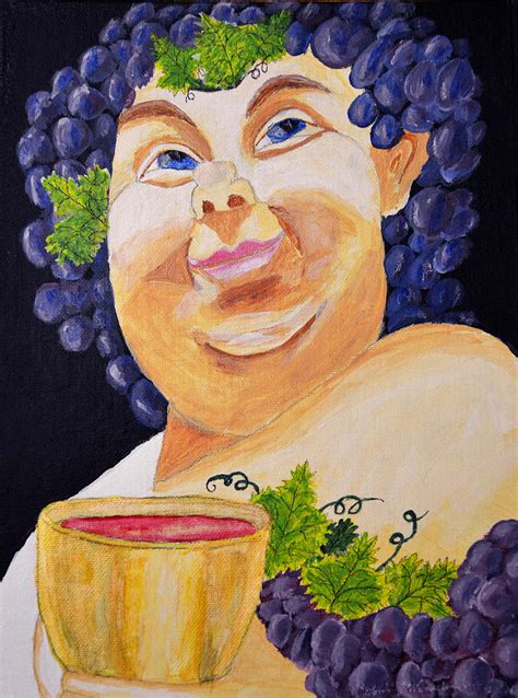 Bacchus Roman God Of Wine Painting By Gordon Wendling Fine Art America